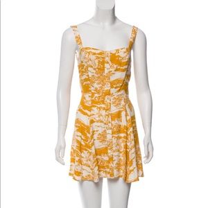 Reformation Floral Print Mini Dress with tags